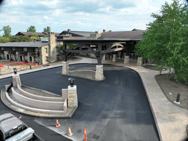 Wilson Lodge Porte Cochere Renovation Photo